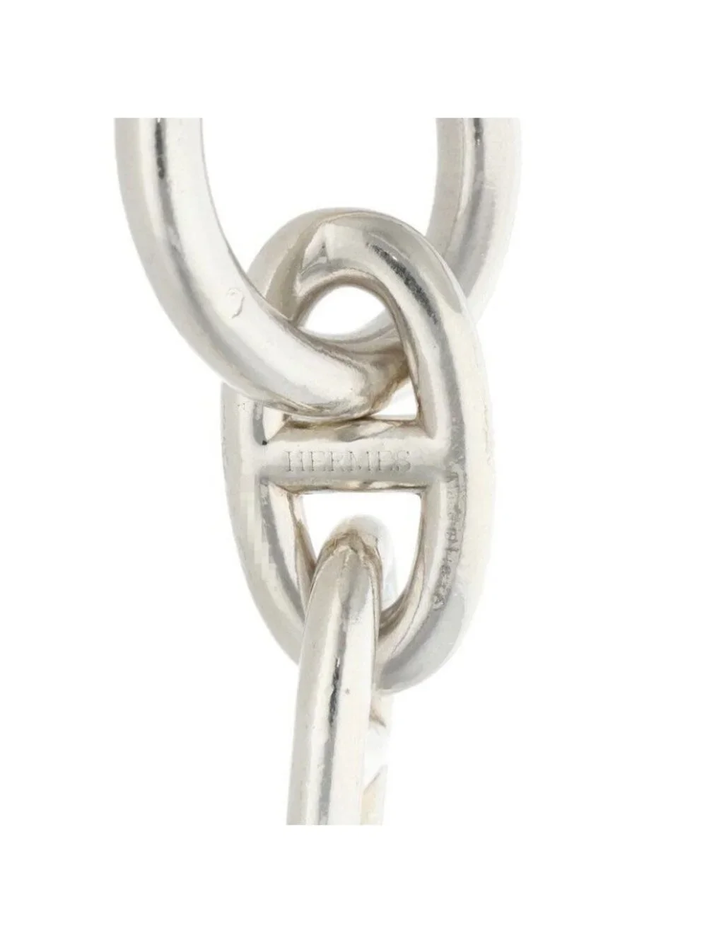 Hermes Chaine D'ancre GM Silver Bracelet